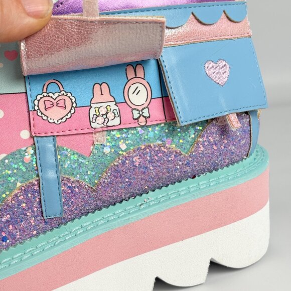 Irregular Choice x Sanrio Hello Kitty “Just Be You” Boots – Size 39 - Picture 4 of 9